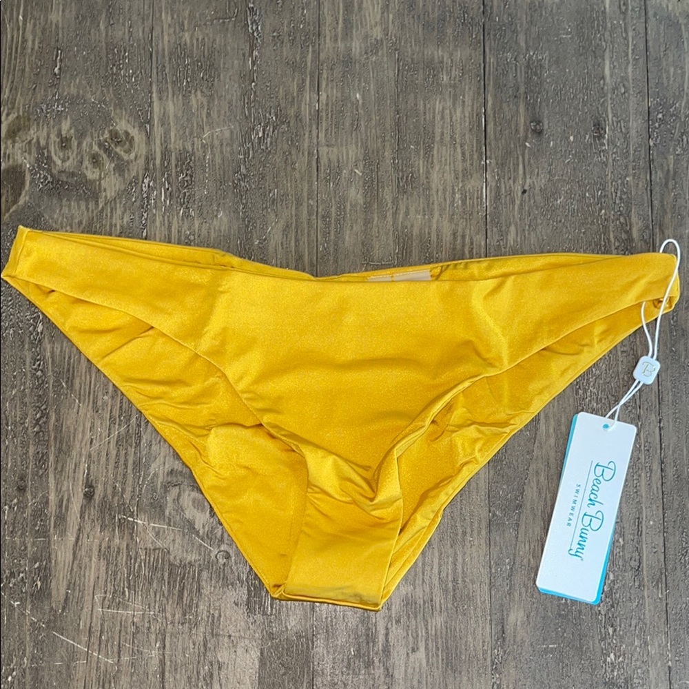 Beach Bunny Gold Bikini Bottom